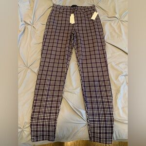 Anthropologie x Sanctuary Purple and White Patterned Pants